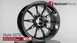 XXR 527D 18x9 Chromium Black [upl. by Henghold484]