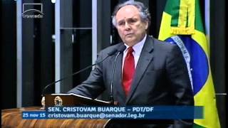 Cristovam Buarque defende voto aberto na decisão sobre prisão de Delcídio do Amaral [upl. by Schiro]