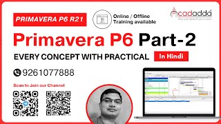 Primavera P6 Project Management In Hindi Primavera Tutorial  primavera advance Online Training [upl. by Ssegrub]