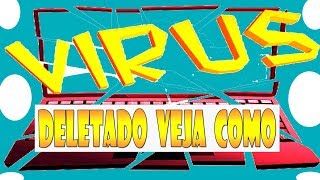 Deletando virus pelo CMD prompont de comando qualquer vírus [upl. by Nauqaj246]