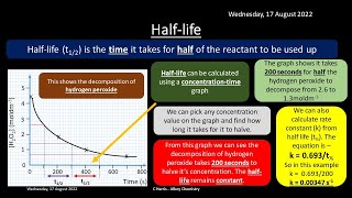 CIE Topic 26 Reaction Kinetics REVISION [upl. by Eerhs]