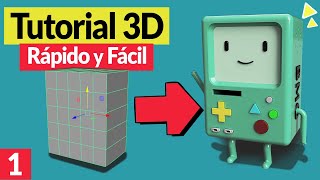 Tutorial 3D en Autodesk Maya PRINCIPIANTES aprende desde cero  Parte 1 [upl. by Lellih]