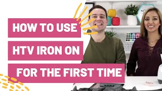 How To Use HTV Iron On For The First Time [upl. by Kentigerma]