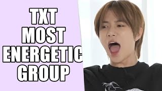 TXT the most energetic group in HYBE funny moment [upl. by Lebana]