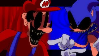 2011 Sonicexe and Marioexe have an argument  sonicexe animation [upl. by Elleirol]