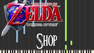 Zelda Ocarina Of Time  Shop Synthesia [upl. by Ernie198]