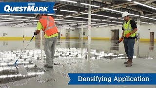 Densifying Application on Concrete Floor  Concrete Floor Densifier  QuestMark [upl. by Eichman]