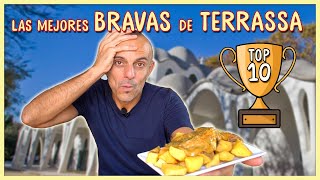 Las MEJORES patatas BRAVAS de TERRASSA 🔥 Pruebo 10 diferentes 🥔🌶️ me MOJO y hago RANKING final [upl. by Bessy169]