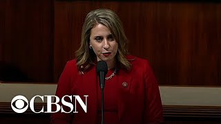 Katie Hill blames quotdouble standardquot as she steps down from Congress [upl. by Cardwell796]