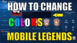 How to Change Color Font in Description Mobile Legends Bang Bang  MLBB [upl. by Gitt836]