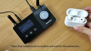 How to connect with bluetooth transmitter and receiver SKU BT32 [upl. by Choong]