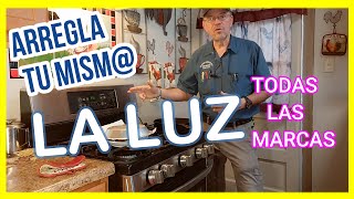 COMO ARREGLAR LA LUZ DEL HORNO  COMO CAMBIAR LA BOMBILLA DE UN HORNO [upl. by Cornelius]