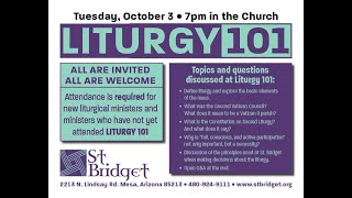 Liturgy 101  2023 St Bridget parish [upl. by Enitsirhc]