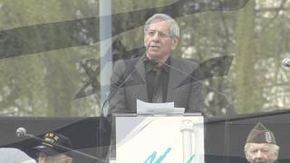 2012 March of the Living  Chaim Topol sings Eli Eli in AuschwitzBirkenau on Yom Hashoah [upl. by Simson]