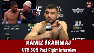 Ramiz Brahimaj talks Albanian Hat on Joe Rogan KO win amp training with Belal Muhammad UFC 309 [upl. by Nika548]