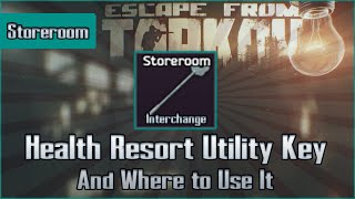 Health Utility Storeroom Key and Use Location  Shoreline  Escape from Tarkov Key Guide [upl. by Lukasz]