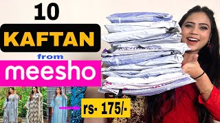 Trendy KAFTAN kurti from Meesho  TRYON Haul  under rs 500 [upl. by Anol66]