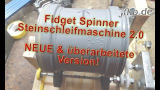 SteinSchleifmaschine Trommel selber bauen  NEUE Version DIY [upl. by Burtis687]