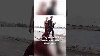 Anya Taylor Joy in Rick Owens and Chris Hemsworth shortvideo [upl. by Mays]