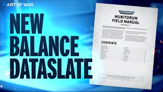 10th Editions first Balance Dataslate [upl. by Ilowell409]