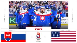 Slovakia vs USA Highlights  2024 Mens World Hockey Championship [upl. by Waterman222]