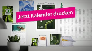 Kalender drucken lassen – günstig und in TopQualität bei WIRmachenDRUCK [upl. by Benoit978]