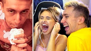 GIRLFRIEND REACTS TO MY OLD VIDEOS [upl. by Leonhard126]