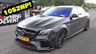 1052HP MercedesAMG E63S Stage 3 TTE1050 with Fi Exhaust Revs Launch Control amp Accelerating [upl. by Airretnahs473]