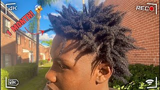 BLOWOUT FREEFORM DREADS WITH SPONGE IN A COUPLE MONTHS [upl. by Korb824]