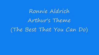 Ronnie Aldrich  Arthurs Theme The Best That You Can Do [upl. by Leizar]