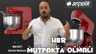 Arçelik Yeni Mutfak Mikseri MM 6371 Detaylı İnceleme Videosu 1500 Watt’ Hız Ayarı 6 Kademeli [upl. by Marni]