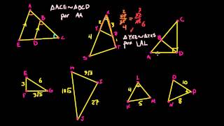 Problemas ejemplo de triángulos semejantes [upl. by Wagstaff965]