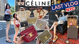 FIRST TIME SHOPPING 🛍 AT CELINE  COME TO FLAGSHIP STORE WITH ME  LAST VLOG CHARIS IN NYC 🇺🇸 [upl. by Aire]