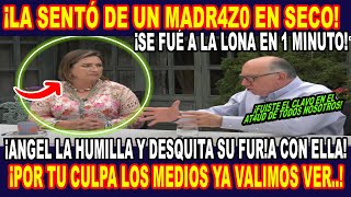 ¡ DE UN M4DRAZ0 LA SENTÓ  ¡VERDUGO SACA SU FURA Y LA HUMLLA EN TV NACIONAL [upl. by Fotzsyzrk]