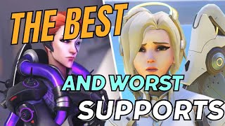 NEW SUPPORT TIER LIST SEASON 9  OVERWATCH 2 [upl. by Adaliah]