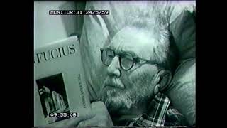 Ezra Pound interview for BBC 1959 [upl. by Alleciram]