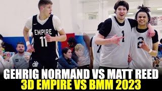 Matt Reed vs Gehrig Normand BMM 2023 vs 3D Empire [upl. by Jueta]