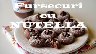 Fursecuri cu Nutella Nutella cookies [upl. by Gassman]