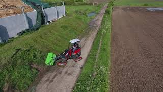 Norcar flail mowing a bank wwwncdequipmentcom [upl. by Assen425]