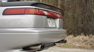 Subaru SVX Flatt Racing Exhaust [upl. by Ahsilef]