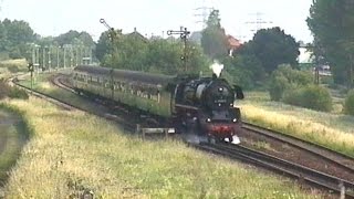 Dampflok 41 11852 mit planmäßigen Regionalzügen Eisenach  Meiningen Teil II [upl. by Beach]