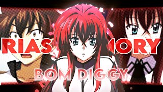 Rias Gremory  Bom Diggy Bom EditAMV [upl. by Naivatco13]