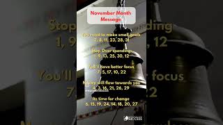 November Month Message [upl. by Arimat]