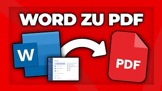 Word Datei in PDF umwandeln kostenlos auf Handy amp PC  Tutorial [upl. by Wieche]