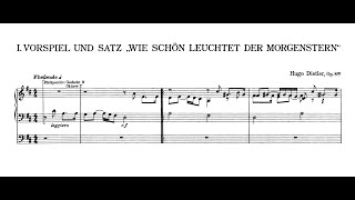 Distler quotWie schön leuchtet der Morgensternquot op 8 Nr 3  I [upl. by Molli]