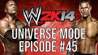 WWE 2k14 Universe Mode  45 quotRetirement Speechquot [upl. by Yniatirb622]