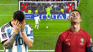 TOP PLAYERS LIKE MESSI AND RONALDO PENALTY MISSES [upl. by Zosema]