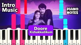 Doore Kizhakudhikkum intro Piano Notes  Blacktunes Piano  Malayalam Piano Tutorial [upl. by Haim]