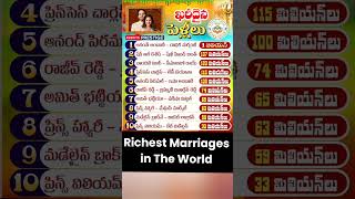 Richest Marriages in the world [upl. by Hesler760]