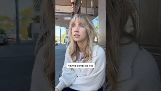 IYKYK haircut fringe badhairday highmaintenance relatable hairstyle funnyvideo fyp [upl. by Rambert]